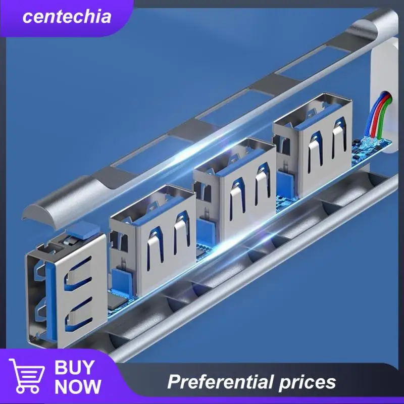 

Type-c Extender Sensitive Use Of Keyboard And Mouse Connection No Interference Aluminum Alloy Splitter Type-c And Usb Optional