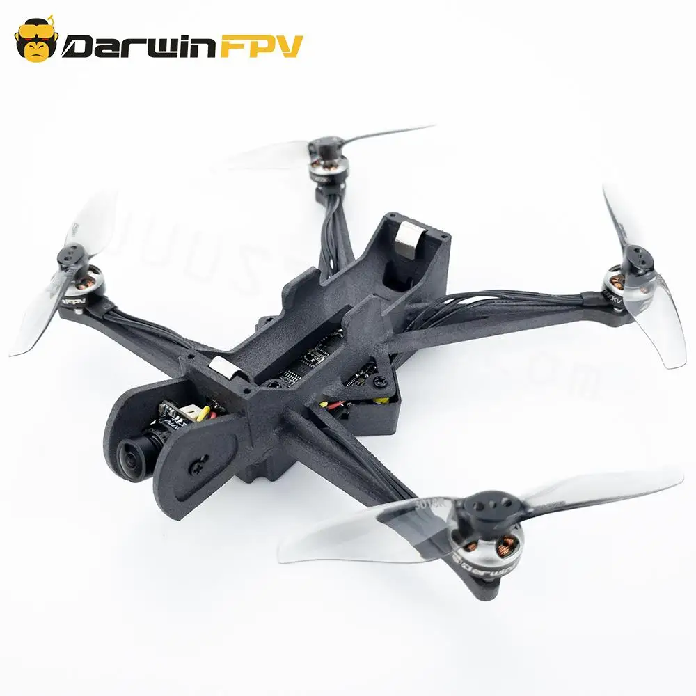 Дрон-Квадрокоптер DarwinFPV Darwin18650, 145 мм, 3 дюйма, FPV, F4 FC 15A ESC 5,8G VTX CADDX ANT, камера 1103 12000KV двигатель Дрон-Квадрокоптер DarwinFPV Darwin18650, 145 мм, 3 дюйма, FPV, F4 FC 15A ESC 5,8G VTX CADDX ANT, камера 1103 12000KV двигатель