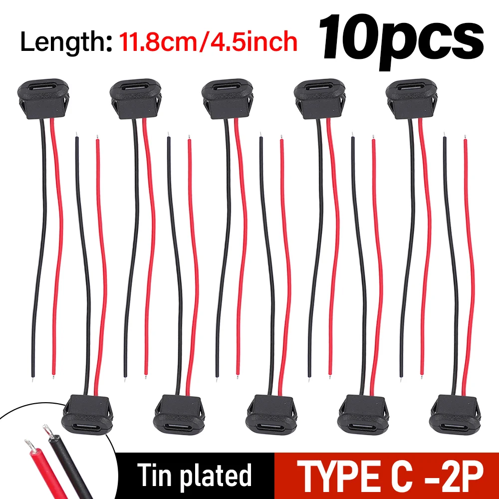 

Водонепроницаемый разъем USB Type-C 2-контактный
