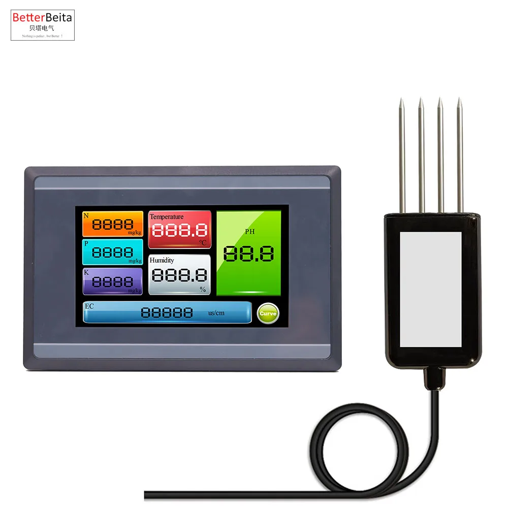 

Датчик влажности почвы, с сенсорным экраном