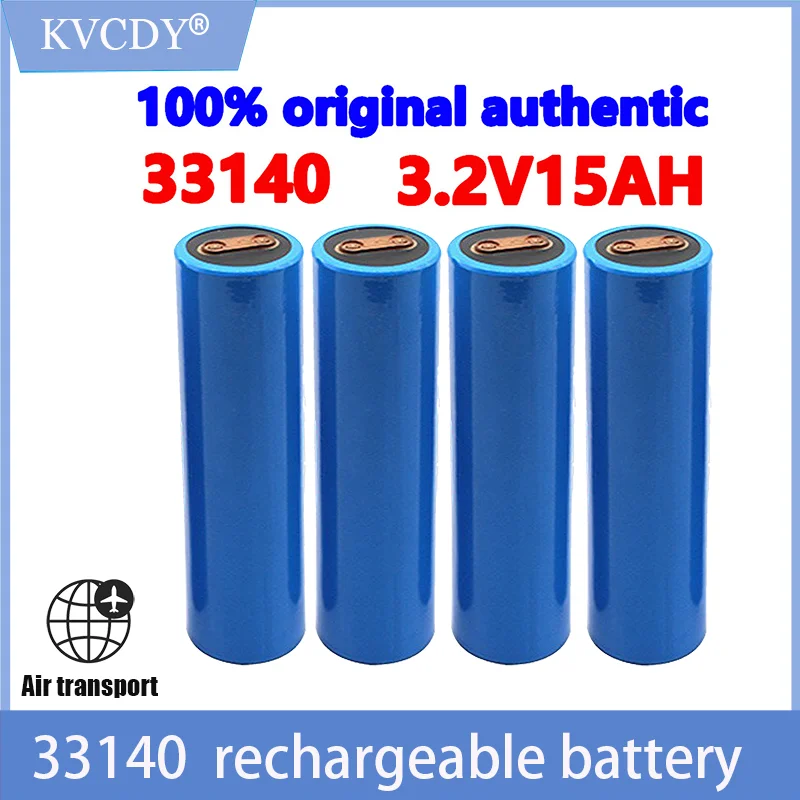 

100% original 33140 3.2v 15Ah lifepo4 lithium batteries 3.2V Cells for diy 12v 24v e bike e-scooter power tools Battery pack