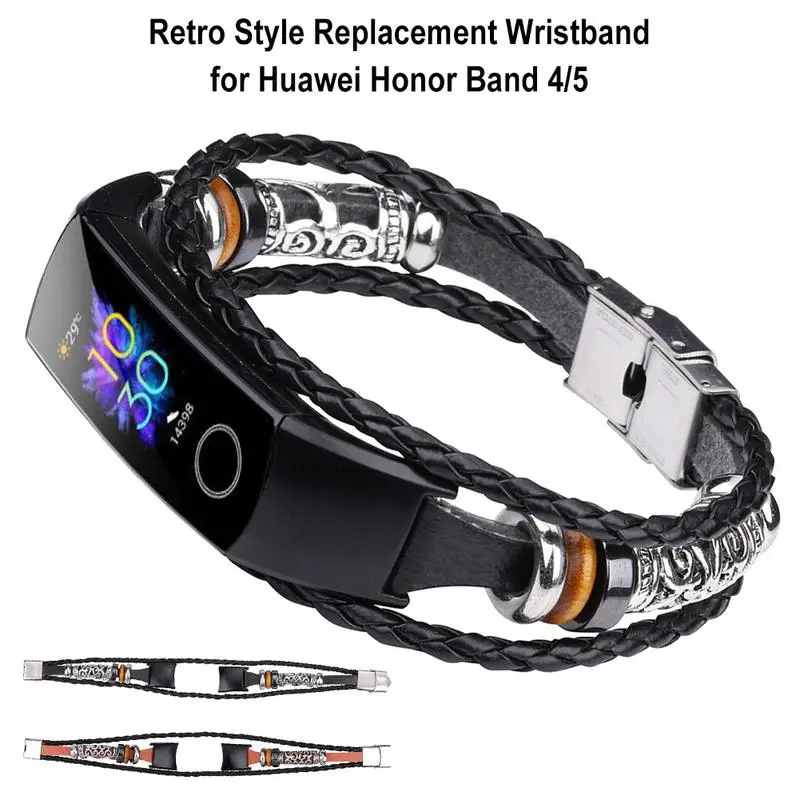 

Ремешок сменный в ретро стиле для Huawei Honor Band 4/5