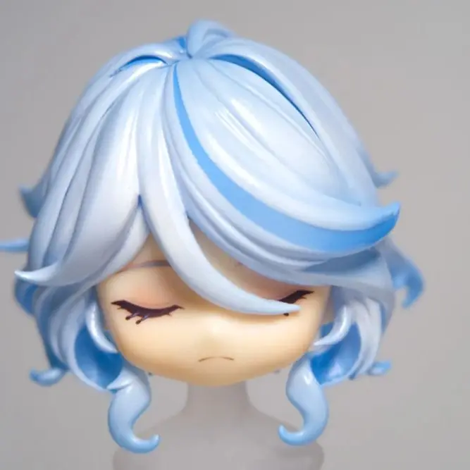 Furina Ob11 лицо ГГК генгон удар ручной работы водная наклейка Лицевая панель Аниме