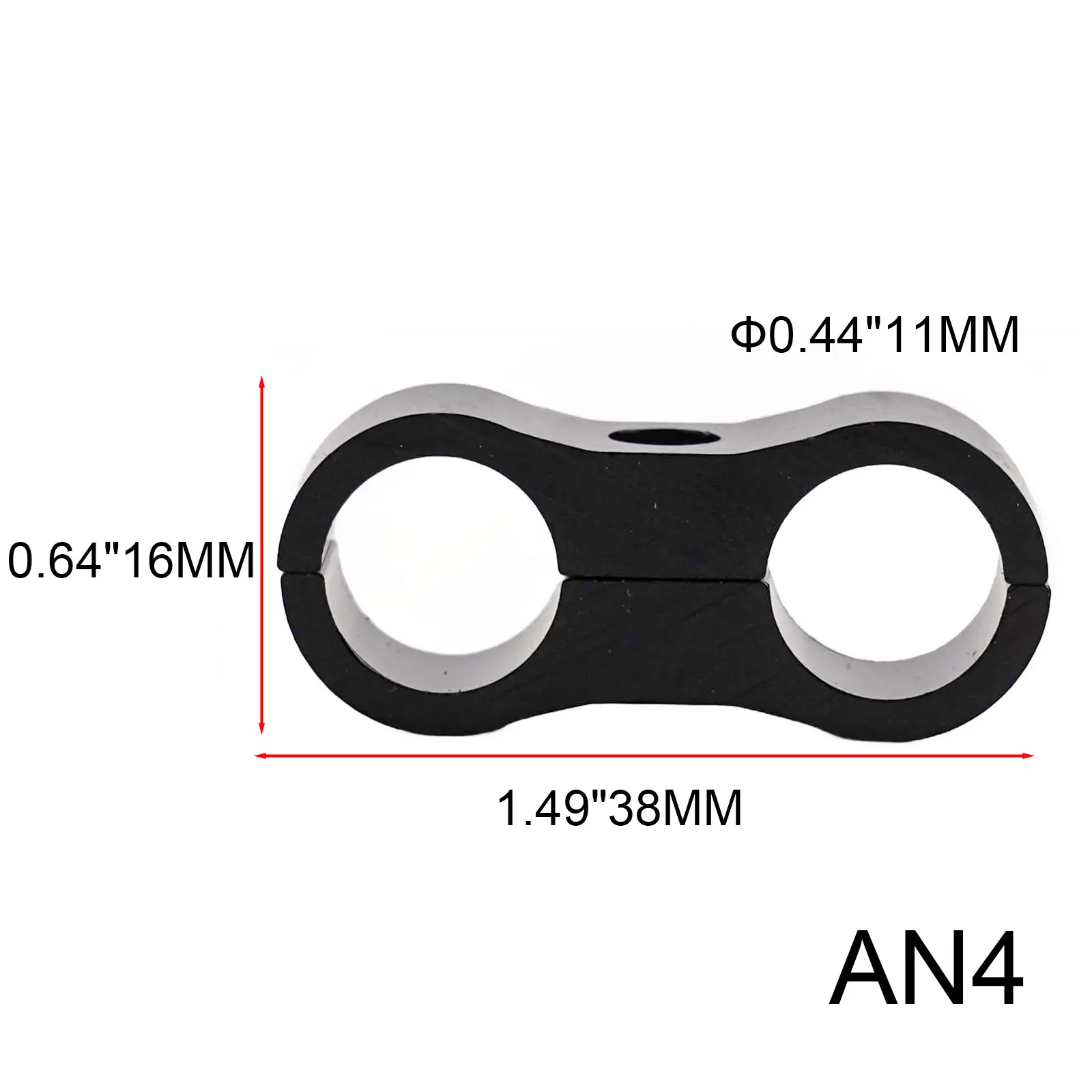 8 шт. фитинг-сепаратор шланга разъем 4AN 6AN масляный топливный шланг черный новый