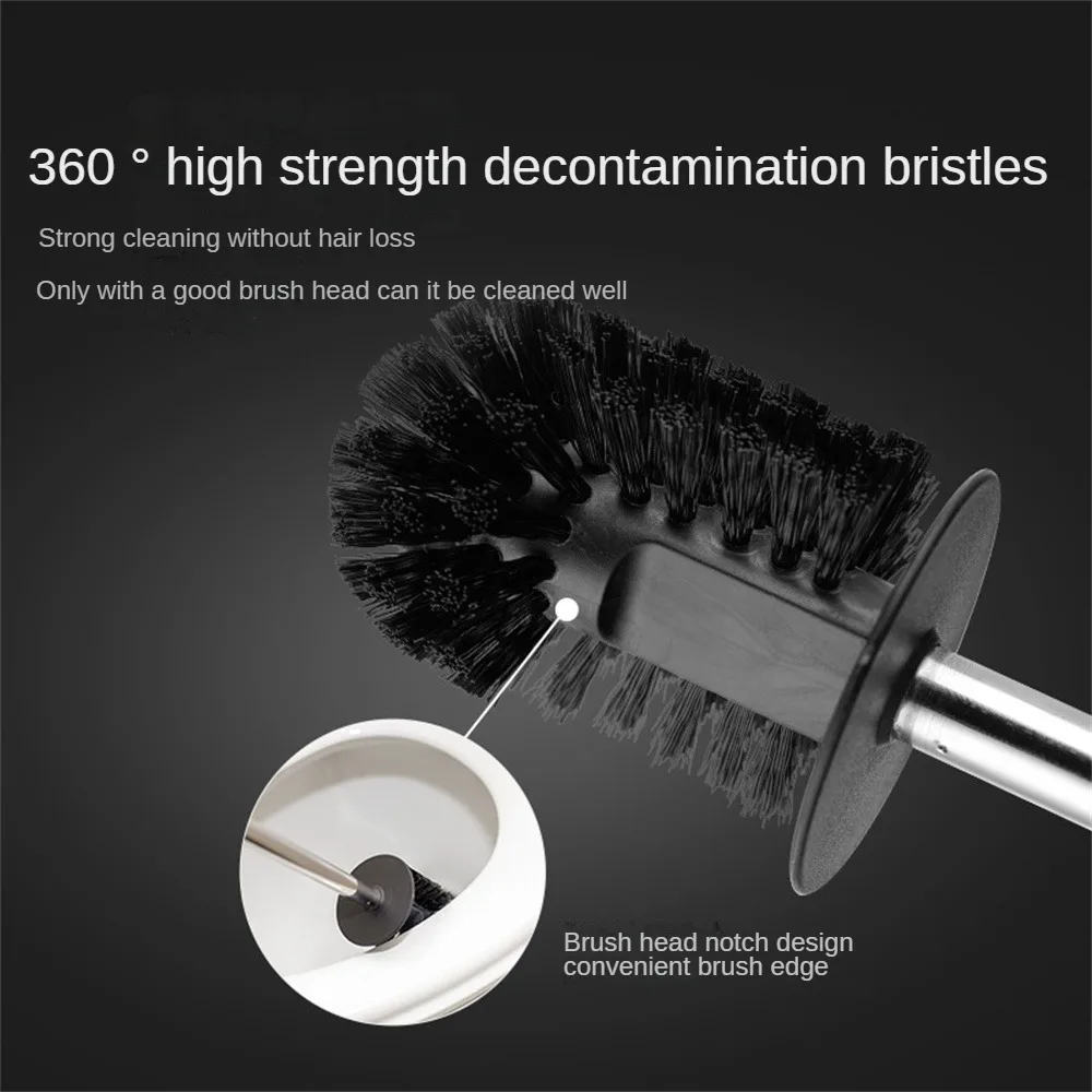 Щетка для унитаза с основанием. Удобное хранилище Блистерная упаковка. Белые