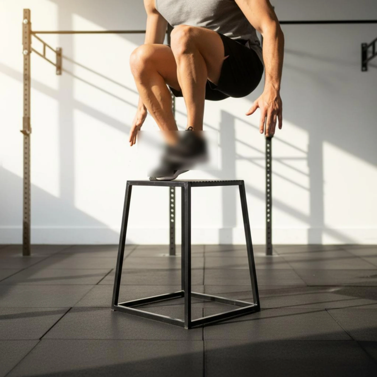 Фото Набор из 5 плиометрических коробов для прыжков, устойчивые, сверхпрочные, штабелируемые, для спортсменов №5