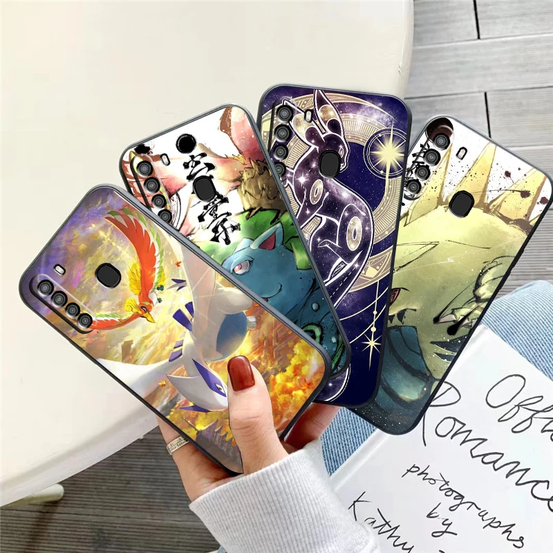 

Handsome Pokémon Phone Case For Samsung Galaxy S20 S20FE S20 Ulitra S21 S21FE S21 Plus S21 Ultra Carcasa Soft Coque Funda