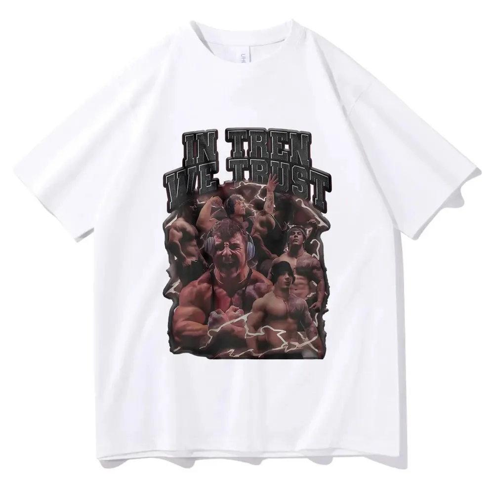 Футболка для фитнеса Tren Twins в стиле оверсайз летняя Мужская модная повседневная