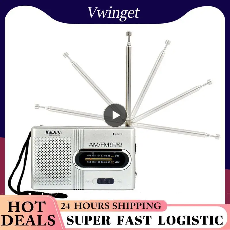 

Mini Portable Pocket Radio Am Fm Pocket Radio Kortegolf Fm Speaker Ondersteuning Tf Card Usb Rec Recorder Slaap Tijd