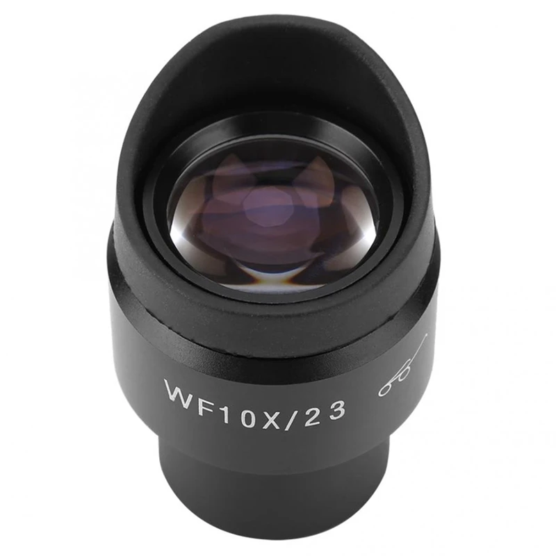 WF10X/23 Широкоугольный окуляр для микроскопа линза окуляра регулируемый широкий