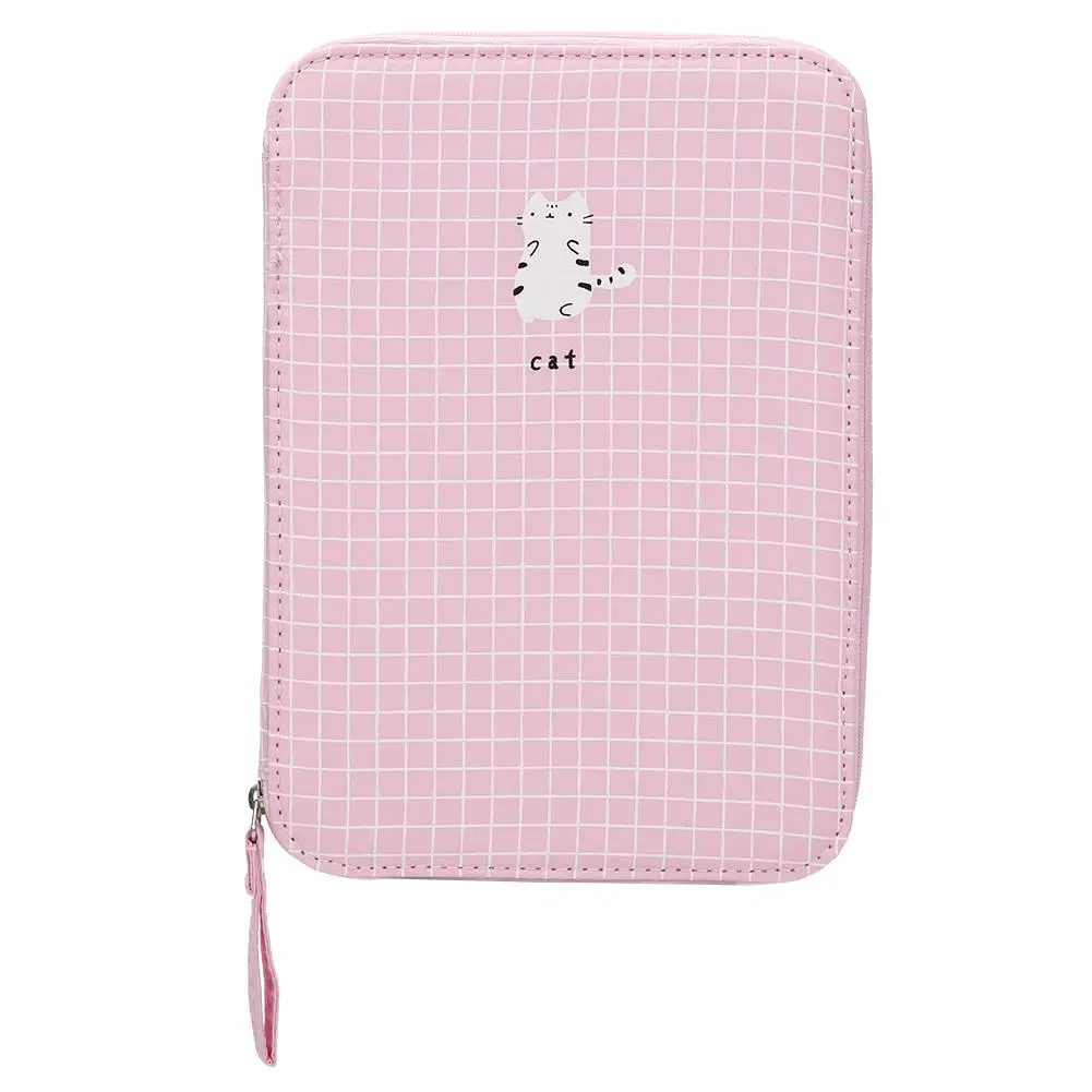 

Мультяшная Холщовая Сумка, портативные косметички, сумки для карандашей, двухслойные вместительные студенческие канцелярские принадлежно...