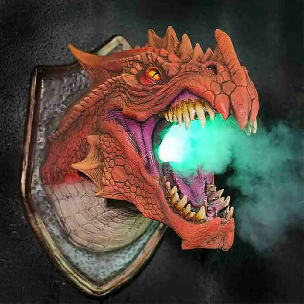 Реквизит Dragon Legends 3d Настенный динозавр дымовая статуя форма домашнее искусство