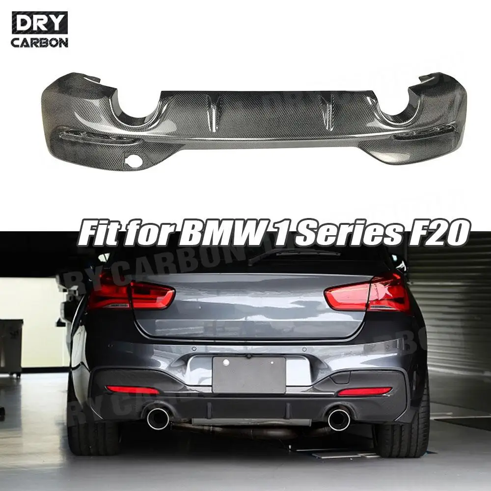 Отделение из углеродного волокна для BMW 1 серии F20 M135i M140i M Sport 2016 2017 2018 3D стиль защита заднего бампера Отделение из углеродного волокна для BMW 1 серии F20 M135i M140i M Sport 2016 2017 2018 3D стиль защита заднего бампера