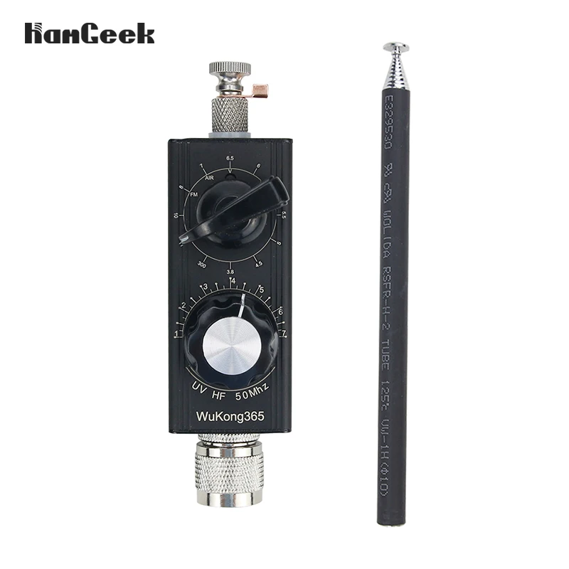 HamGeek Mini-ANT 20W QRP Shortwave Antenna HF Antenna 5MHz-55MHz Full-Band Tuned Antenna For Yaesu FT-817 ICOM 703 K1 USDX