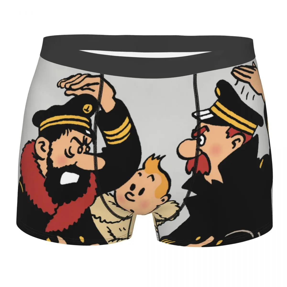 

Забавные трусы Фэнтези The Adventure of Tintin комиксы, хлопковые трусы, мужское нижнее белье, сексуальные шорты, боксеры, трусы