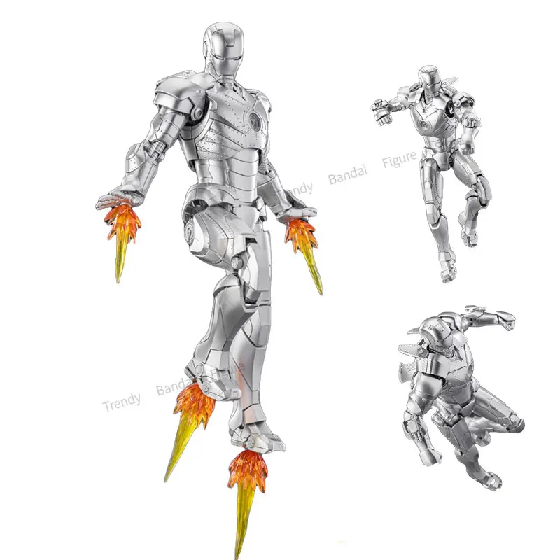 

Электронная модель Mecha Iron Man MK2 Deluxe Mark, Подвижная кукла, Сборная модель, фигурка, подарок на день рождения, Мстители, альянс железный человек, э...