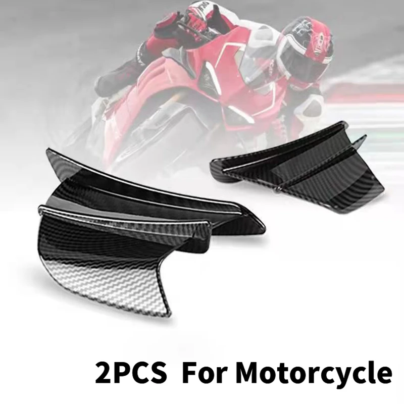 

2 Pcs Motorcycle Winglet Aerodynamic Wing Kit Spoiler For H2/H2R Scooter