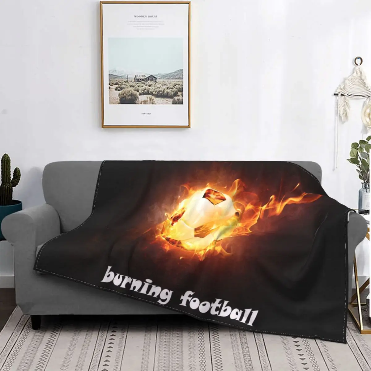 

Ted Lasso AFC Richmond Fleece Throw Blankets Football Soccer Blankets for Bedding Outdoor Super Warm Bedding Throws
