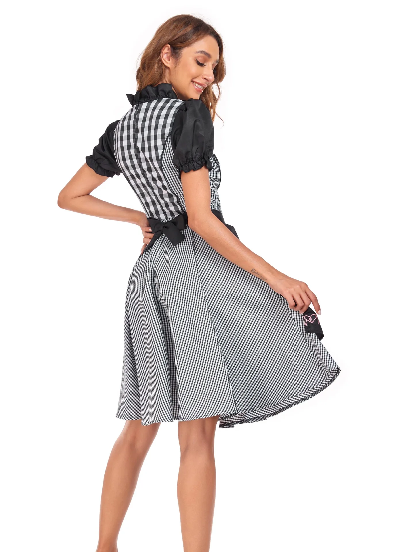 Косплей Бавария Октоберфест платье костюм женщина униформа горничной дирндль