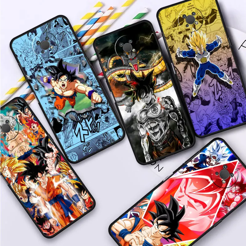 TPU Soft Case for Nokia G20 1.4 X10 5.4 G21 3.4 5.3 G50 7.2 G10 6 C21 C30 C20 2 4 XR20 X20 Anime Dragons Son Balls Shell Cover