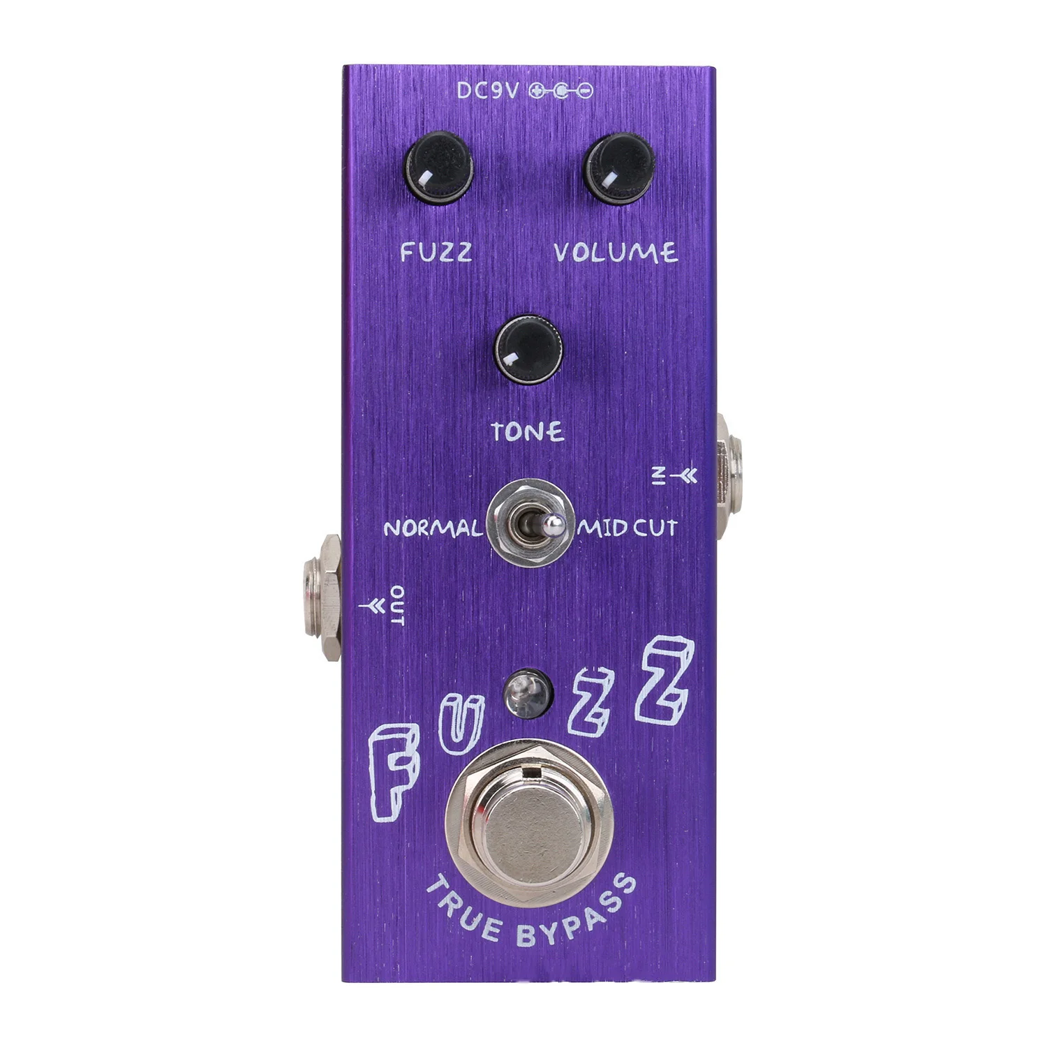 

Factory direct XGQ-520 FUZZ single piece electric guitar effects pedal Magnetic effect guitar