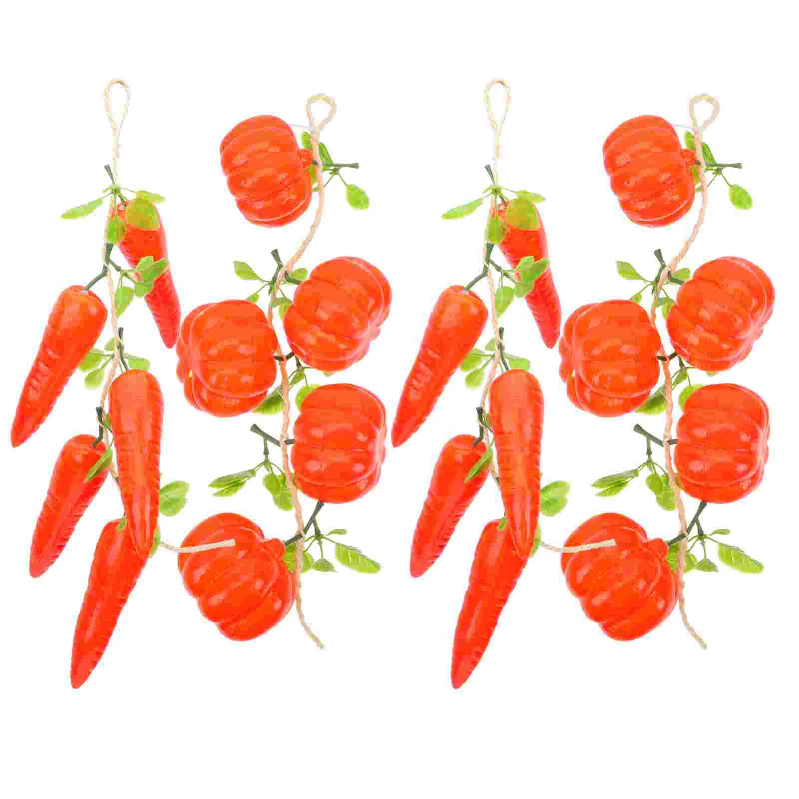 

Easter Carrot Pumpkin Party Faux Decoration Fake Simulate Props Photo Gift Favor Vegetable Filler Basket Garland Artificial