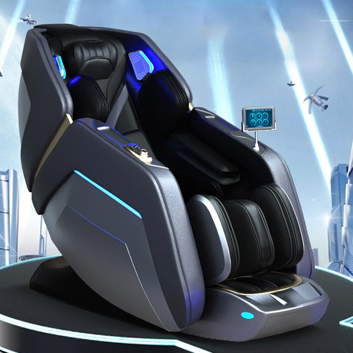 T60 OEM 4D 5D Массажное кресло с нулевой гравитацией Электрический диван Роскошное