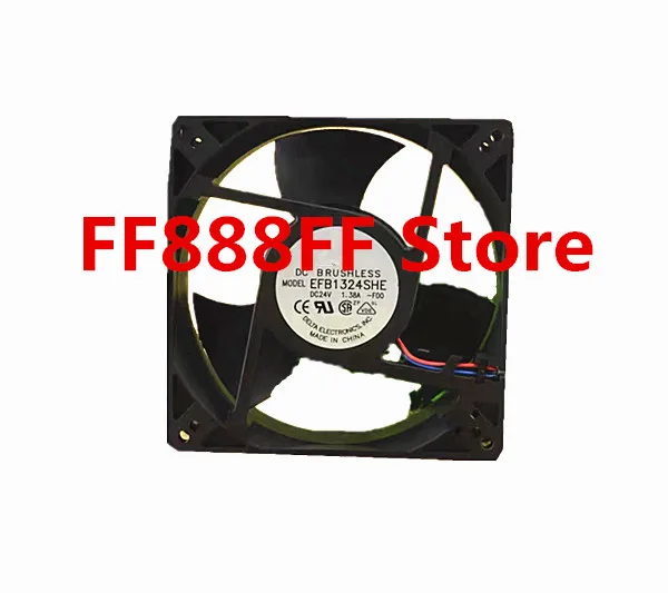 EFB1324SHE 24V 1.38A 127*127*38 мм вентилятор инвертора Осевого Потока