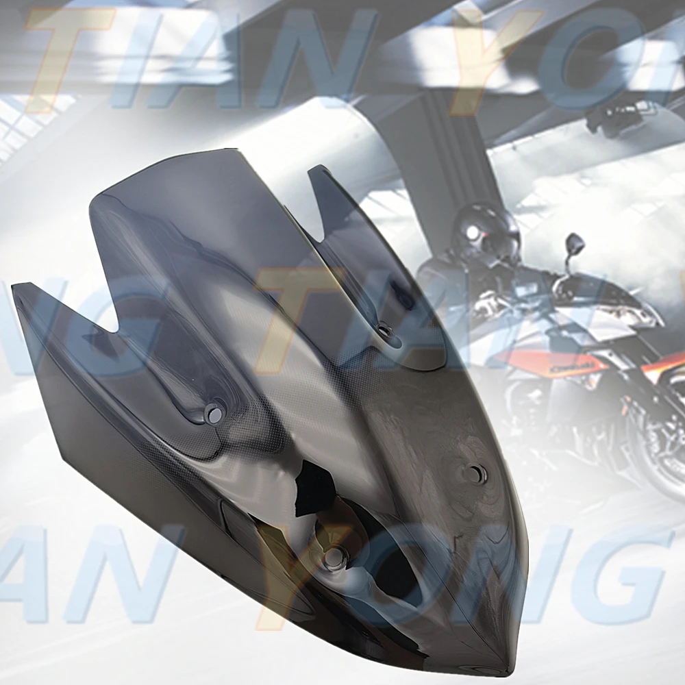 

Ветровое стекло с двойными пузырьками из АБС-пластика, ветрозащитный экран, ветрозащитный экран, аксессуары для мотоциклов Kawasaki Z1000 Z 1000 2010 2011 2012 2013