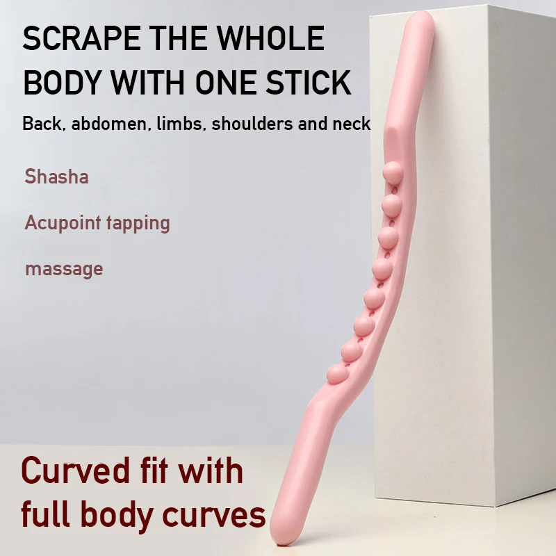 

8 Beads Gua Sha Rolling Bar For Whole Body Scraping Massage Stick Back Massager SPA Therapy Tool Point Treatment Yoga Tools Hot