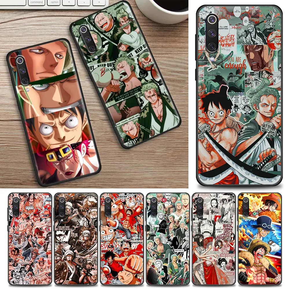 

One Piece Comic Luffy Zoro Anime Phone Case For Xiaomi Mi 8 9 9T 10 Lite Mi10T Note10 Pro Cover For Xiao Mi9T Mi9Lite Soft Coque
