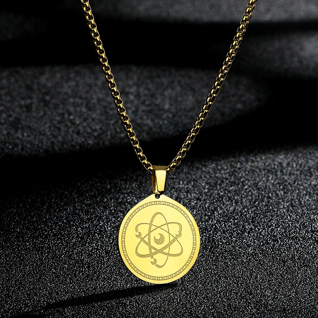 LUTAKU ожерелья из нержавеющей стали греческой мифологии для женщин и мужчин