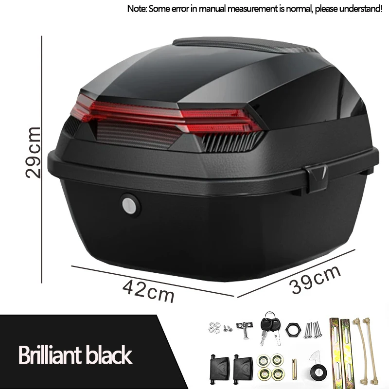 

Мотоцикл, электромобиль, общий задний ящик, утолщенный, для увеличения емкости, ABS, сильная износостойкость, устойчивость к падению, двойной водянойp