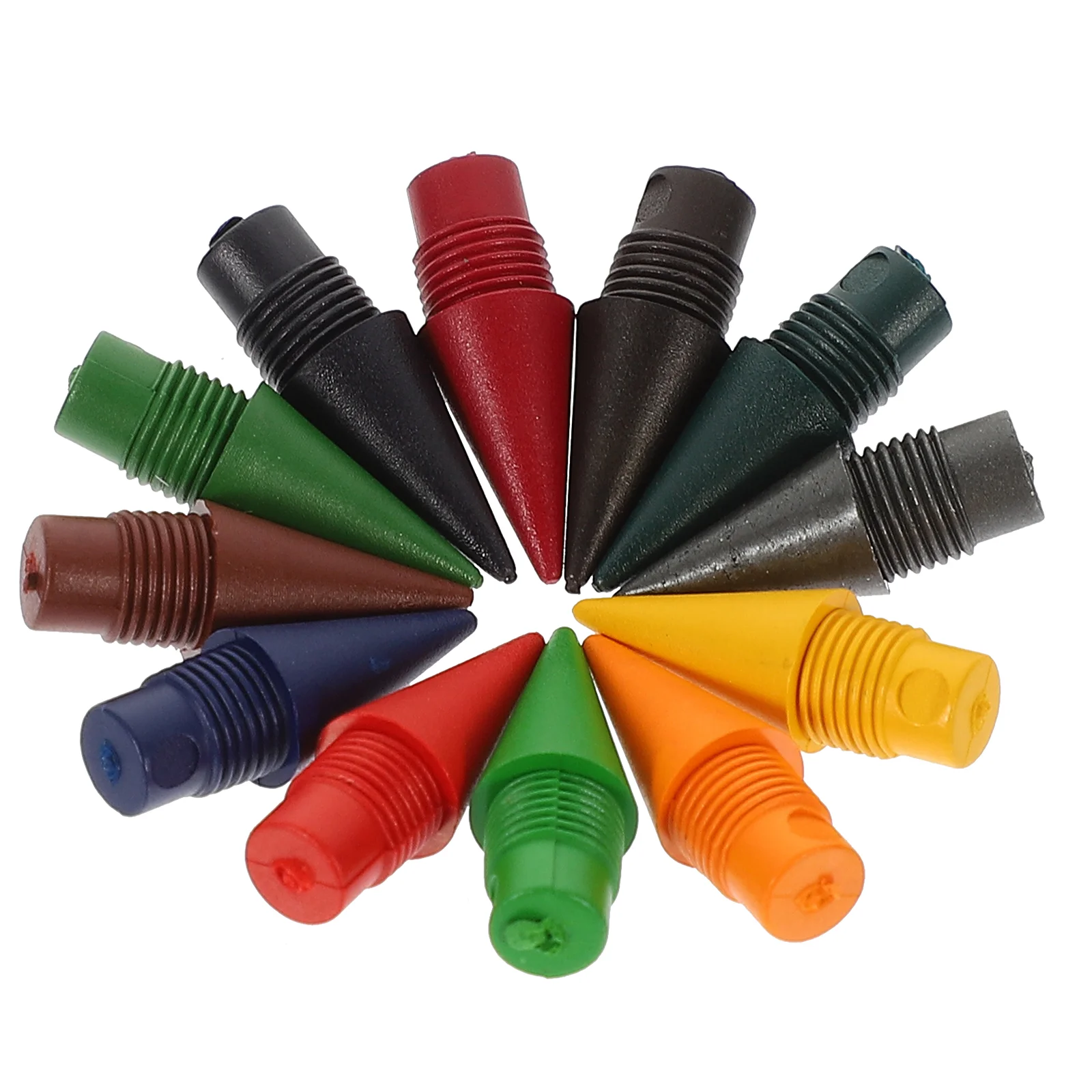 

36 Pcs Colored Everlasting Refill Written Replacement Heads Graphite Nibs Pencils Student Portable Inkless Tips