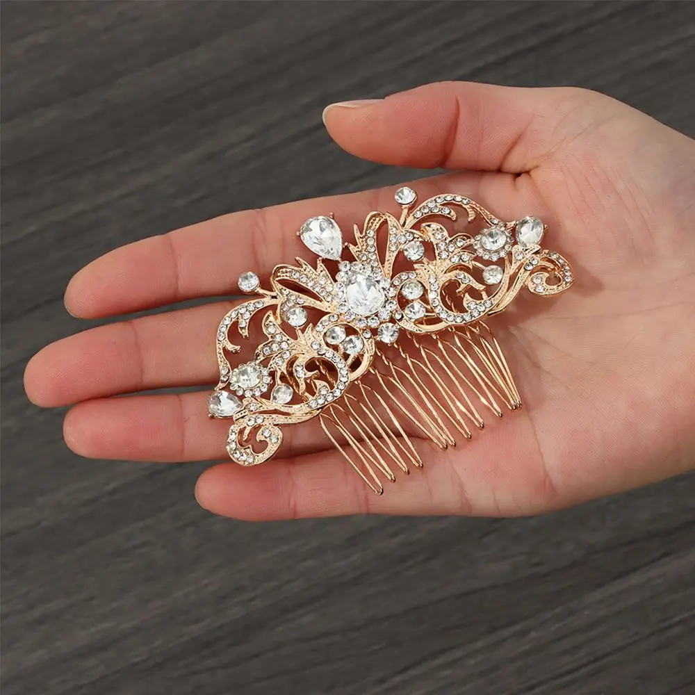 Гребни, диадемы и ободки для волос Fashion Bride для свадебных аксессуаров для волос женщин Ювелирные изделия Вечеринка Бриллиантовые головные уборы.