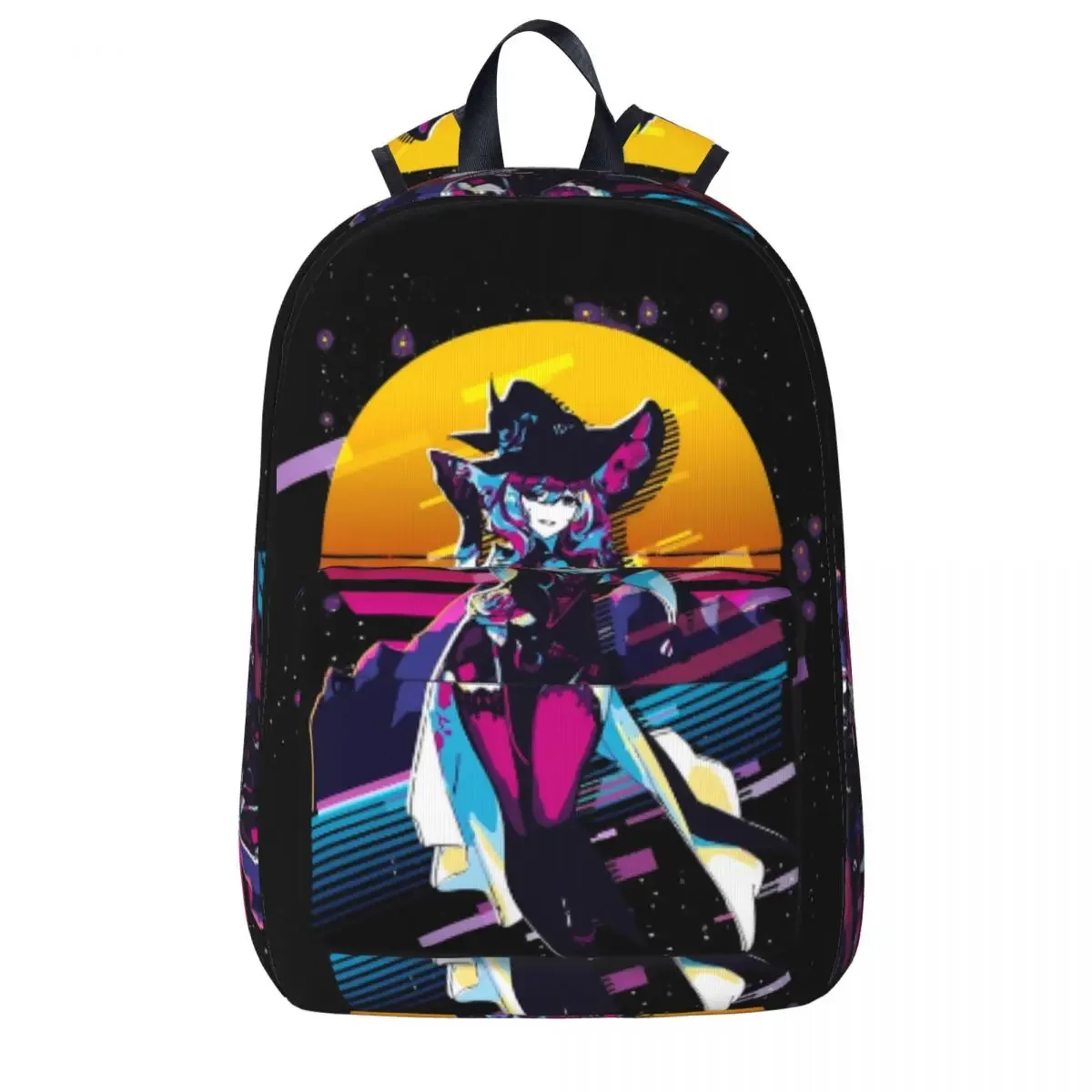 

Genshin Impact Backpack 80s Retro Modern Backpacks Teen Travel Print High School Bags Design Rucksack