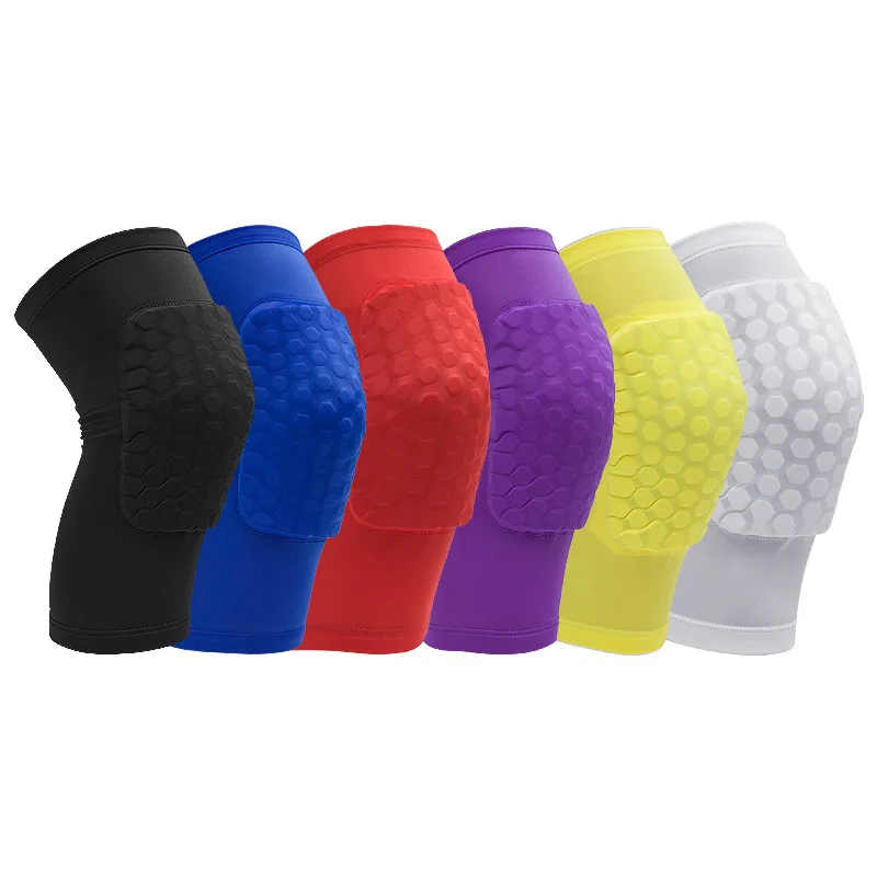 

1PC Elbow Honeycomb Knee Pads Basketball Sport Kneepad Volleyball Knee Protector Brace Support Football Compression Leg Sleeves