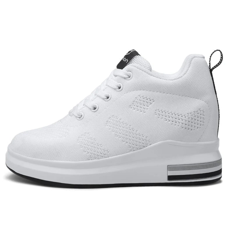 Spring Autumn Ladies Women Outdoor Lightweight Salomones Invisible Increase Sports Couple Jogging Sneakers Running Shoes 35-39