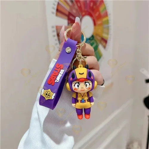 Брелок для ключей в виде дикой природы с мультяшными шипами