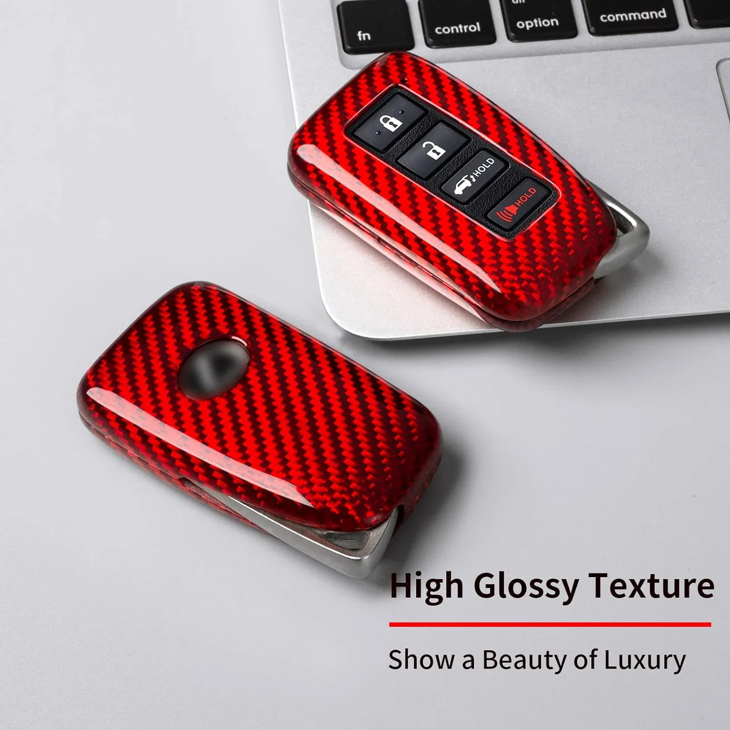 Чехол для ключа Lexus из углеродного волокна ES200-ES350 GX460 LC500 LS350 LS500h LX600 защитный чехол