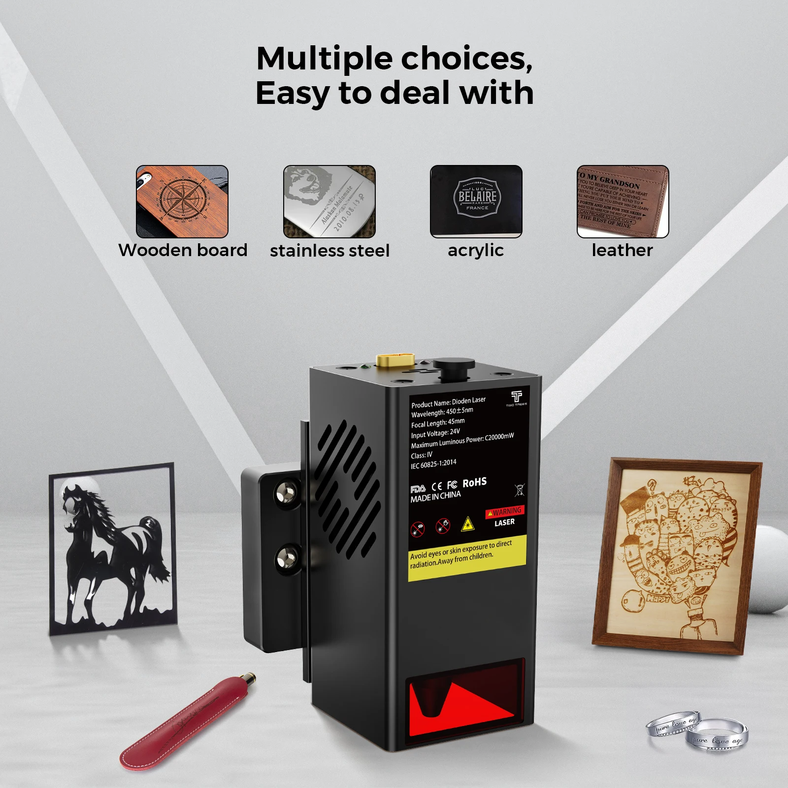 Лазерный модуль Twotrees TC20 для TTC450/TTC450 PRO