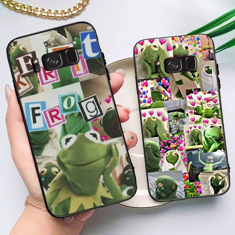 

Funny K-kermit the Frog Memes Phone Case For Samsung Note 8 9 10 20 pro plus lite M 10 11 20 30 21 31 51 A 21 22 42 02 03