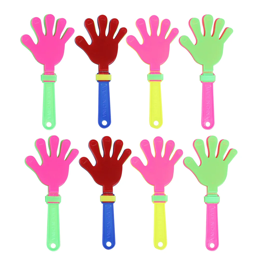 

20 Pcs Toys Plastic Hands Clapper Match Cheering Party Supplies Small Slap Performing Palm Clapping Device Clipper