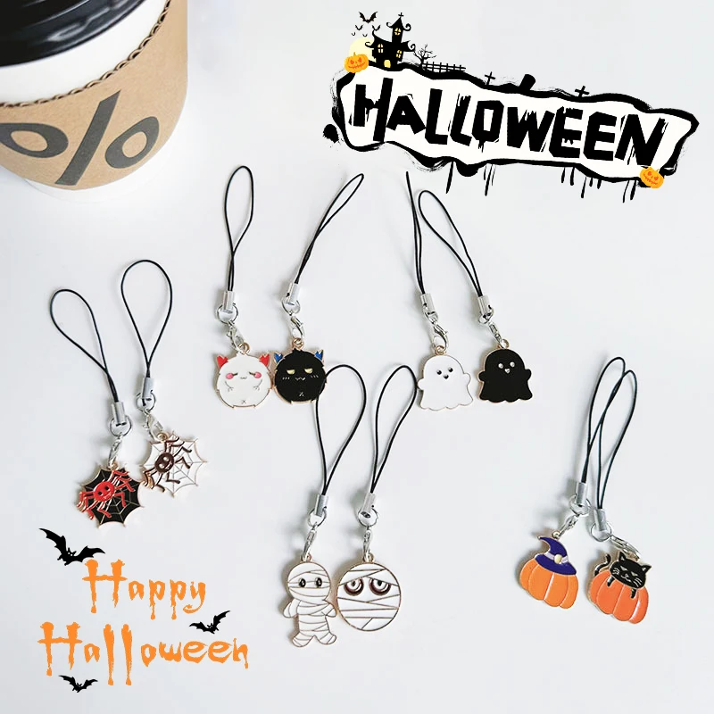 Хэллоуин призрак тыква мумия кулон брелок мультфильм металлический детская