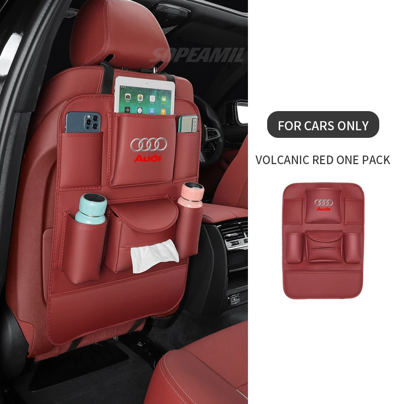 

Audi A1 A3 A4 A5 A6 A7 A8 Q3 Q5 Q7 Q8 RS4 RS5 RS6 S3 S4 S5 S6 TT Спинка автомобильного сиденья Многокарманная сумка для хранения Задняя противоударная накладка на сиденье