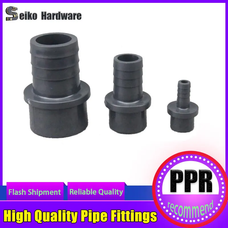 

2Pcs UPVC Hose Connector Pagoda Direct PVC Hose Direct Soft And Hard Quick Connect Plastic Pagoda Connector Socket Type