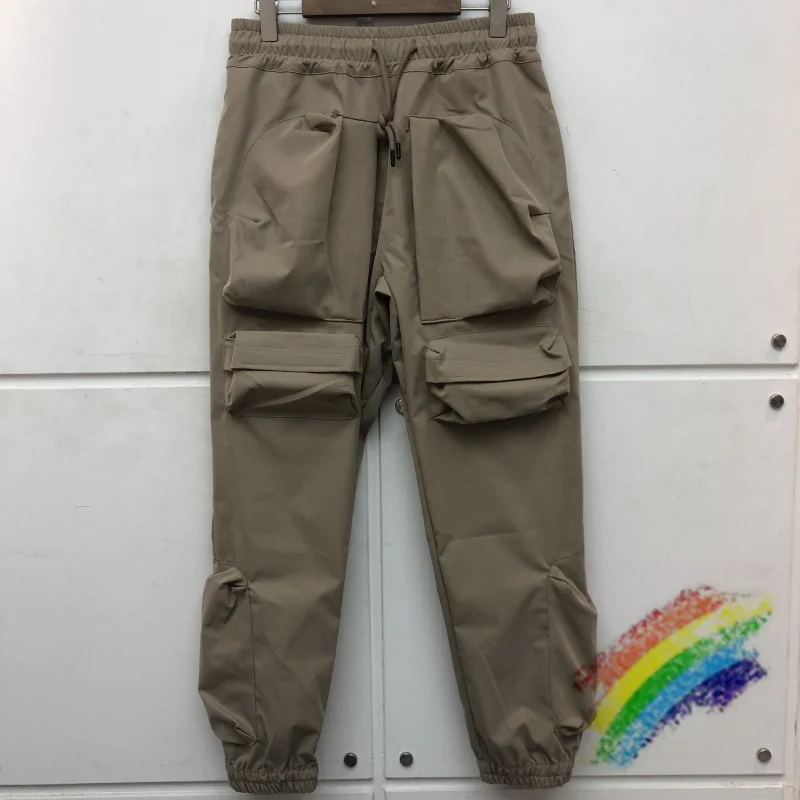 

3D Multiple Pockets Cargo Pants Men Women High Quality Joggers Drawstring Zipper Sweatpants Track Trousers