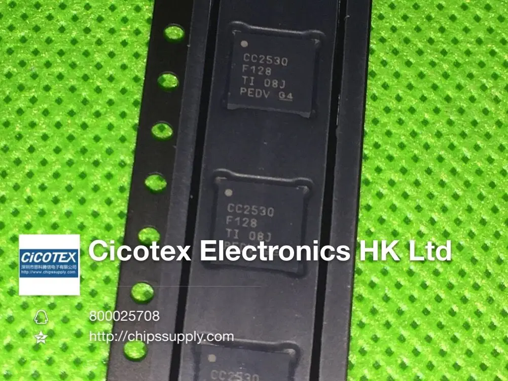 2 шт./лот CC2530F128RHAR 253040 -QFN CC2530F128 CC2530 F128 IC RF TXRX+MCU 802.15.4 40VFQFN CC2530F128RHAT