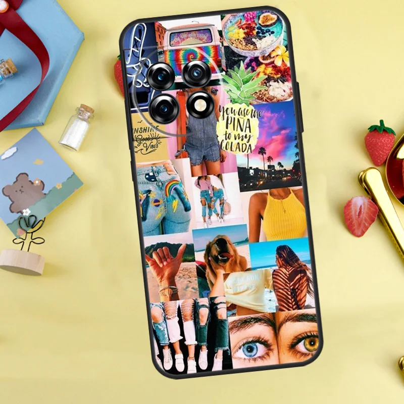 Фото Чехол Summer Beach Collage для OnePlus 13 12 R 11 9 10 Pro 8T 9RT 10T OnePlus Nord 4 CE 2 3 Lite N20 N30 №4