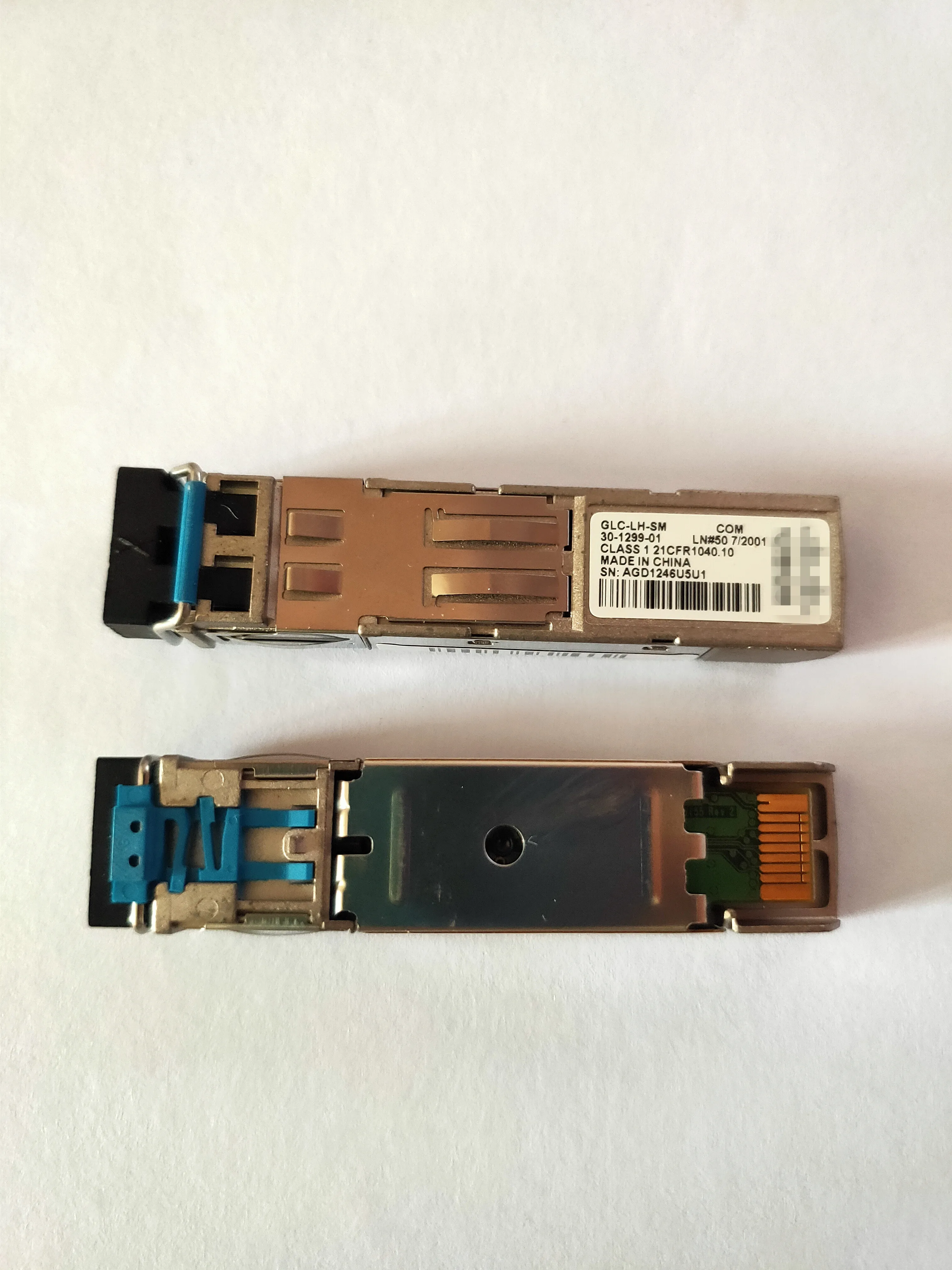 

GLC-LH-SM/1.25G 1310nm 10KM Gigabit Single-mode Fiber Module Original Disassemble Original Genuine